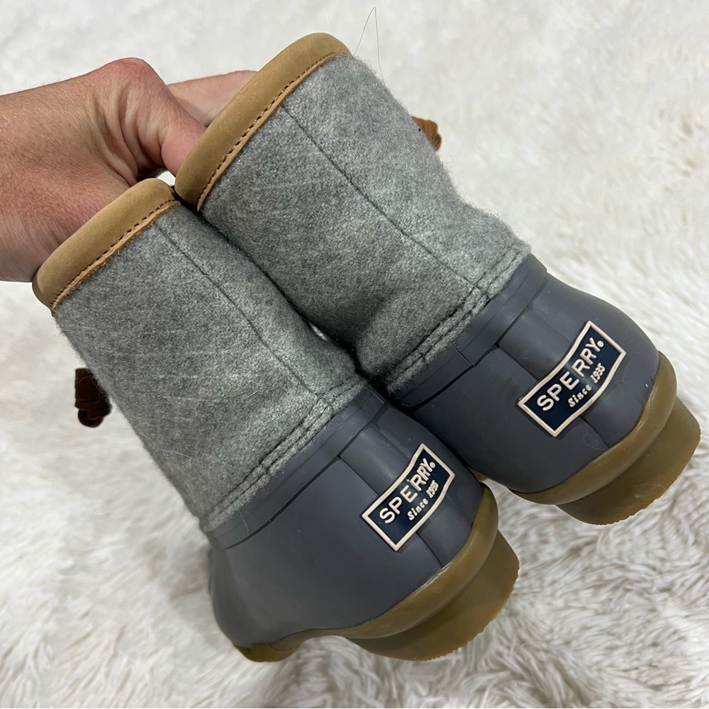 Sperry Women's Saltwater Wool Embossed Duck Boot w/ Thinsulate™ Size 5 - Picture 11 of 13